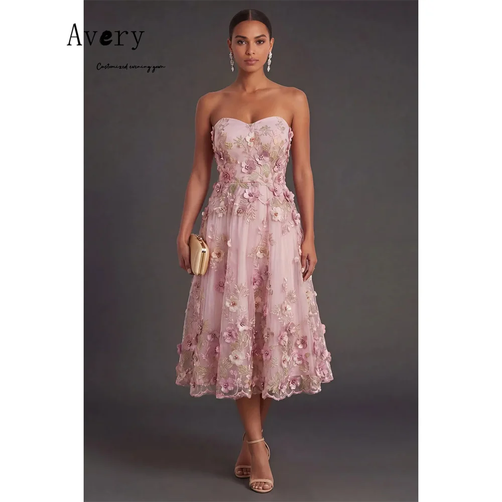 Avery Custom Pink 3D Flower Sweetheart A Line Luxury Elegant Party Dresses for Wedding Woman Formal Dress Women Evening Dress
Avery Custom Pink 3D Flower Sweetheart A Line Luxury Elegant Party Dresses for Wedding Woman Formal Dress Women Evening Dress