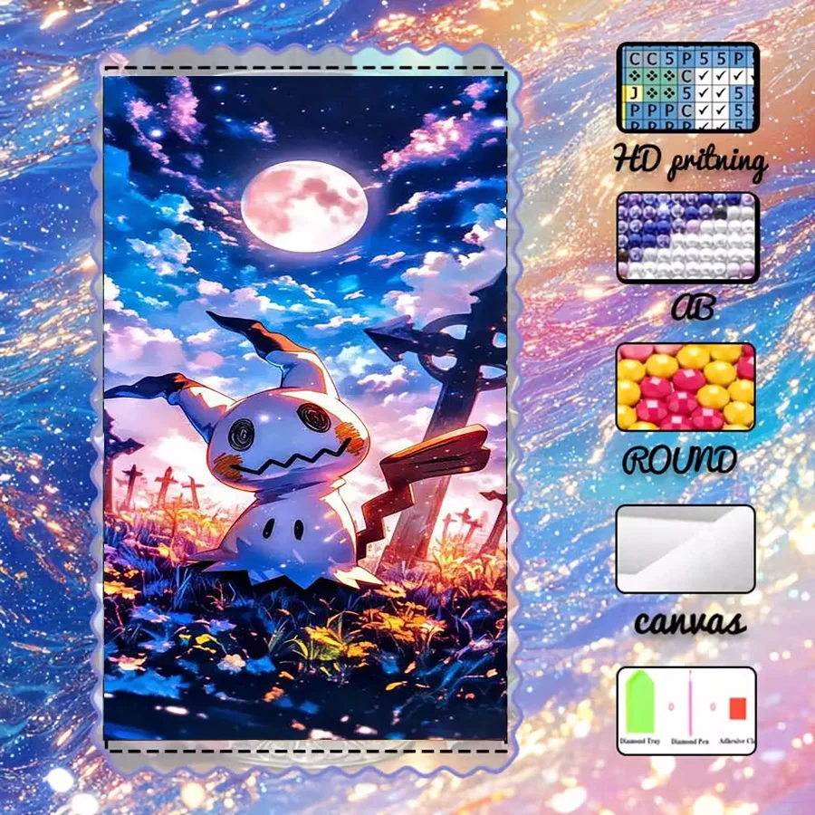 1 piece - 5D-DIY - Flocking cloth - Special drill - Diamond painting set - Mysterious creature - Mosaic - Diamond art
1 piece - 5D-DIY - Flocking cloth - Special drill - Diamond painting set - Mysterious creature - Mosaic - Diamond art
