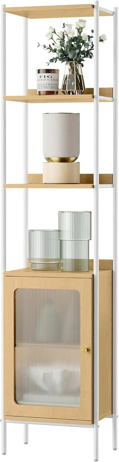 VASAGLE 6-Tier Bookcase, Slim Bookshelf with PC Door, Freestanding Storage Shelf with Frame, Adjustable Shelf, for Li
VASAGLE 6-Tier Bookcase, Slim Bookshelf with PC Door, Freestanding Storage Shelf with Frame, Adjustable Shelf, for Li