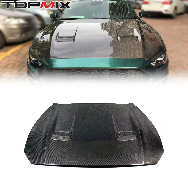 For Ford Mustang Modified-Style Vented Carbon Fiber Engine Hood (Lightweight Performance Part)
For Ford Mustang Modified-Style Vented Carbon Fiber Engine Hood (Lightweight Performance Part)