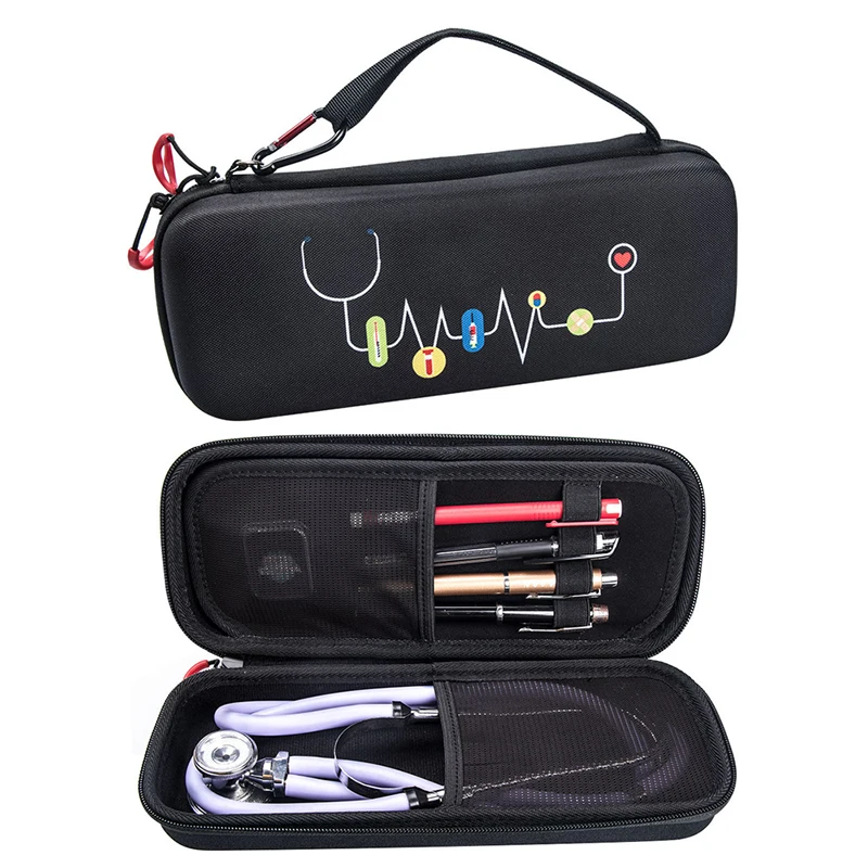 Double Layer Hard EVA Portable Stethoscope Carrying Storage Case Bag Pouch Cover for 3M Littmann /MDF/ADC/Omron Accessories A1
Double Layer Hard EVA Portable Stethoscope Carrying Storage Case Bag Pouch Cover for 3M Littmann /MDF/ADC/Omron Accessories A1