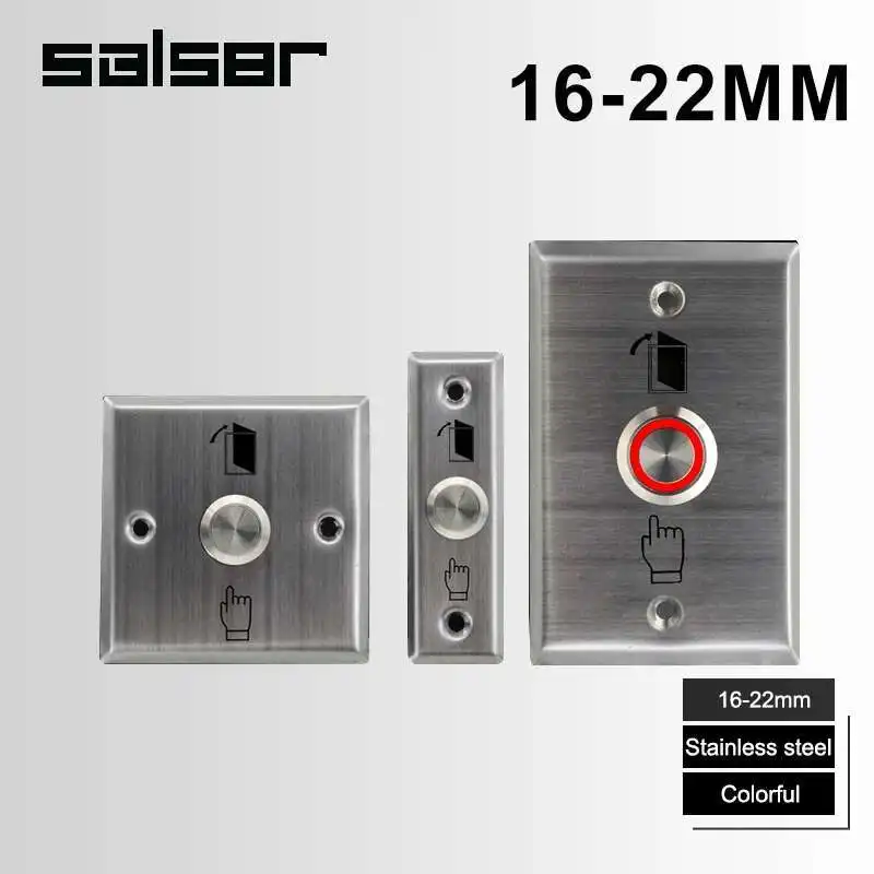 16mm 19mm Momentary Reset Push Button Flat Stainless Steel Control Switch Panel Door Bell With Light LED 3-6V 12-24V 220V
16mm 19mm Momentary Reset Push Button Flat Stainless Steel Control Switch Panel Door Bell With Light LED 3-6V 12-24V 220V
