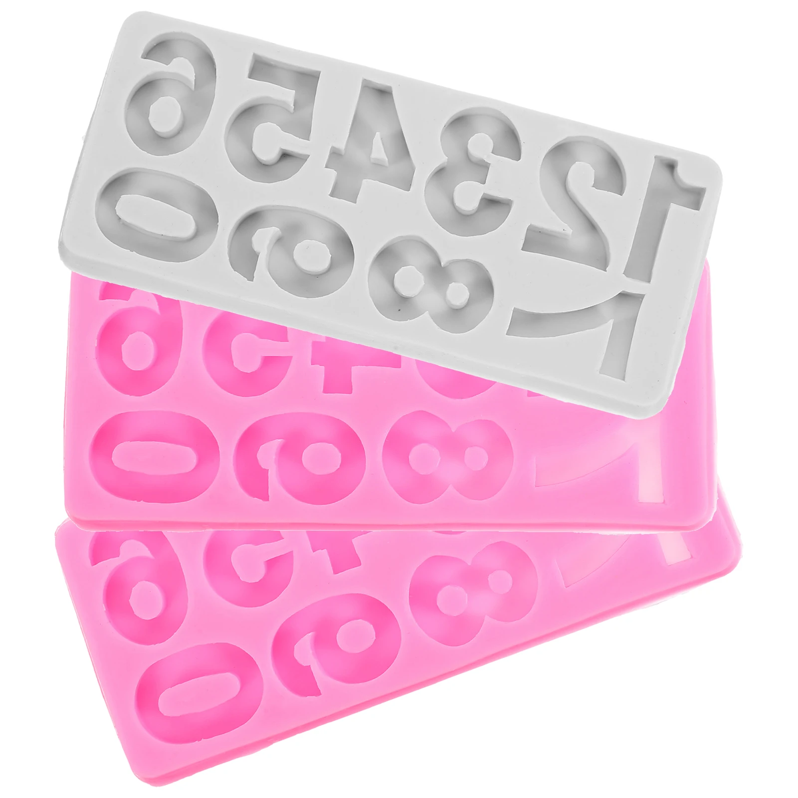 3 Pcs Ice Cube Mold Numeral Shaped Food Grade Silicone Tray for Home Bar 10 Cavities Random Color Foldable Kitchen
3 Pcs Ice Cube Mold Numeral Shaped Food Grade Silicone Tray for Home Bar 10 Cavities Random Color Foldable Kitchen