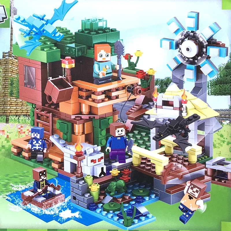 Myminecrafting, новая деревенская ферма, ветряная мельница, пост 3IN1, серия My World, строительные блоки, просветляющие игрушки, подарок на день рождения для детей
Myminecrafting, новая деревенская ферма, ветряная мельница, пост 3IN1, серия My World, строительные блоки, просветляющие игрушки, подарок на день рождения для детей