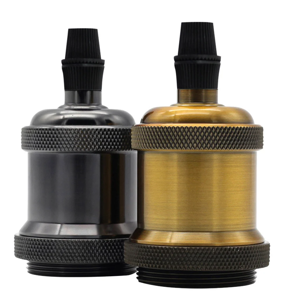 E27 Aluminum Lamp Base Vintage Retro Screw Socket Edison Bulb Holder Pendant Lamp Adapter Bronze Surface Screw Socket
E27 Aluminum Lamp Base Vintage Retro Screw Socket Edison Bulb Holder Pendant Lamp Adapter Bronze Surface Screw Socket