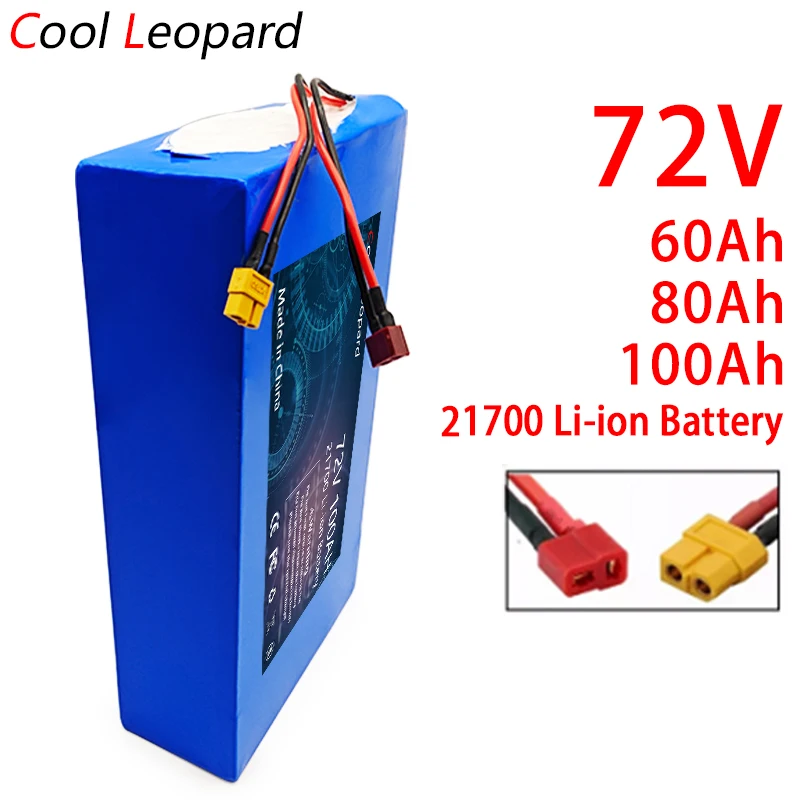 E-bike 21700 20S 72V 60Ah 80Ah 100Ah Lithium Battery Pack For E-Bicycle Electric Scooter Motorcycle/Go-Kart Battery Built-in BMS
E-bike 21700 20S 72V 60Ah 80Ah 100Ah Lithium Battery Pack For E-Bicycle Electric Scooter Motorcycle/Go-Kart Battery Built-in BMS