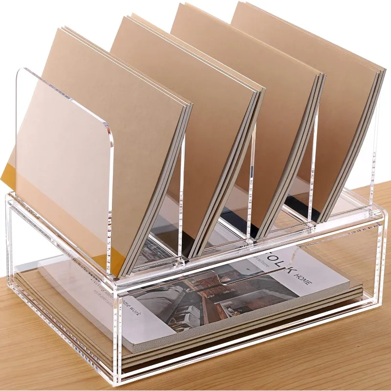 Desk Organizers and Accessories, Acrylic Desk Organizer with Drawer, Office Supplies Organization Storage, Clear Acrylic File Or
Desk Organizers and Accessories, Acrylic Desk Organizer with Drawer, Office Supplies Organization Storage, Clear Acrylic File Or