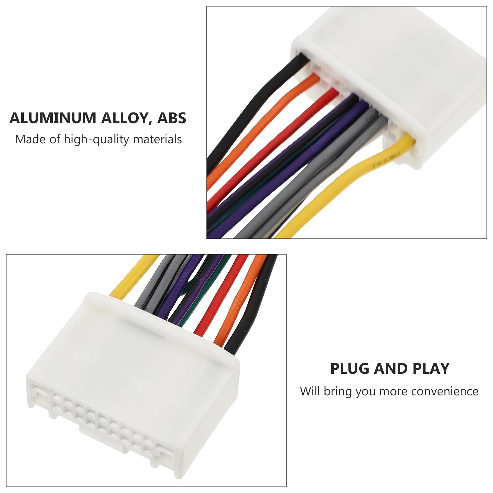 1Pcs Dual Stereo 12 Pin Wire Harness Audio Connector for Tape Player Durable Audio Power Cord Cable Dual Stereo Cable
1Pcs Dual Stereo 12 Pin Wire Harness Audio Connector for Tape Player Durable Audio Power Cord Cable Dual Stereo Cable