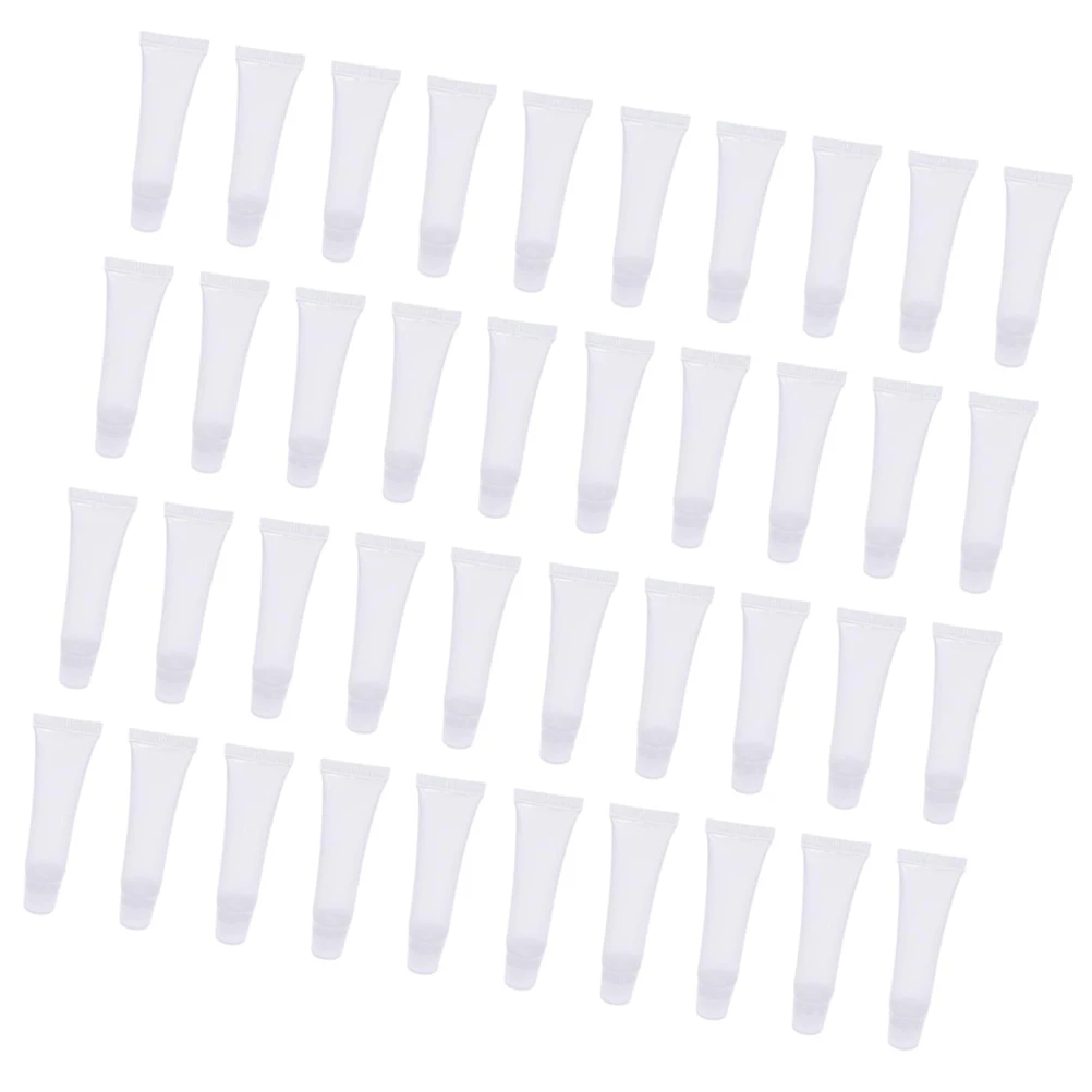 40pcs Empty Lipstick Tube 10ml Refillable Travel Squeezable Container Glow Balm Gloss Portable Reusable Plastic
40pcs Empty Lipstick Tube 10ml Refillable Travel Squeezable Container Glow Balm Gloss Portable Reusable Plastic