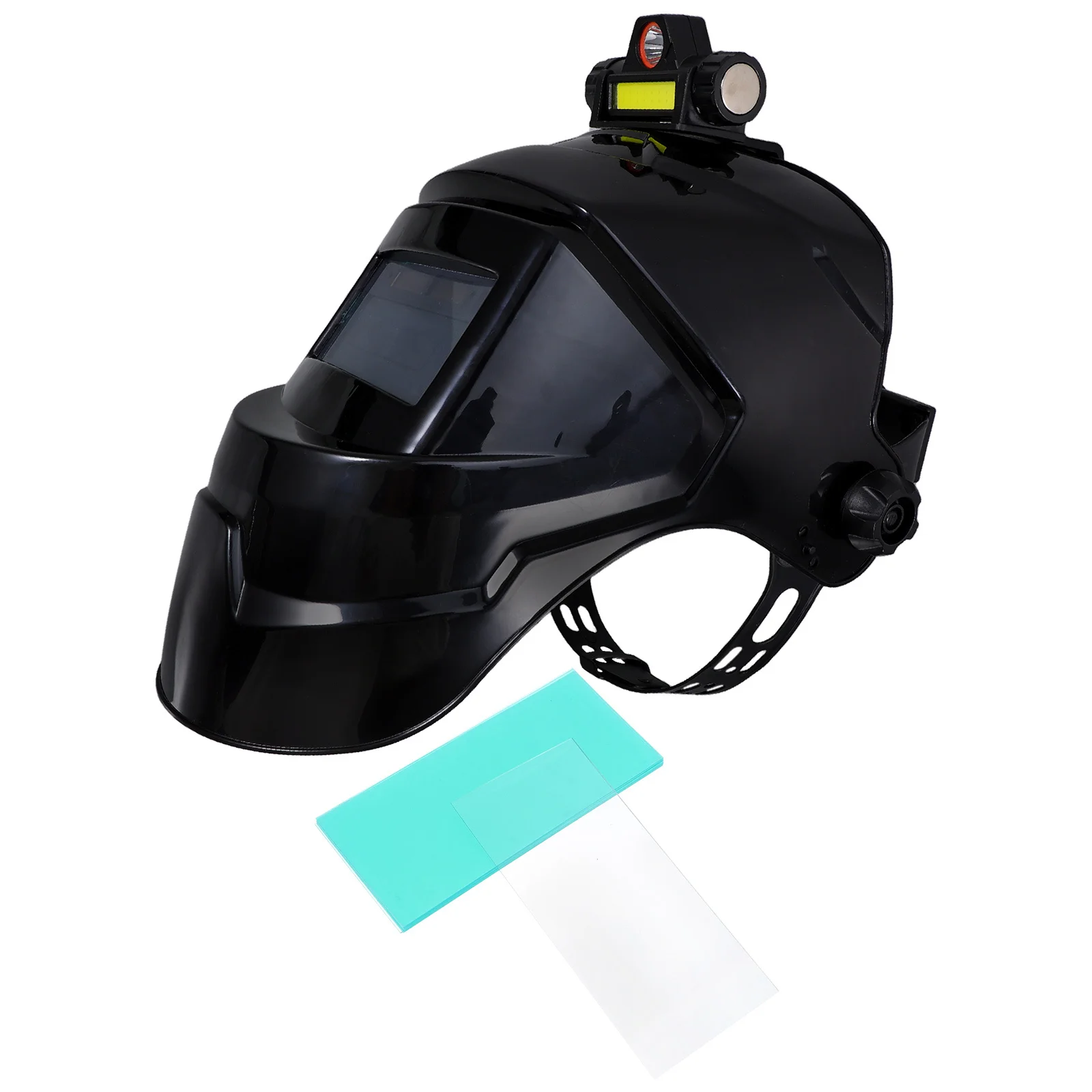 1Set Welding Hood Mask Headlamp Large Coverage Protective Sheets Safety Gear for Welding Low Light Conditions
1Set Welding Hood Mask Headlamp Large Coverage Protective Sheets Safety Gear for Welding Low Light Conditions