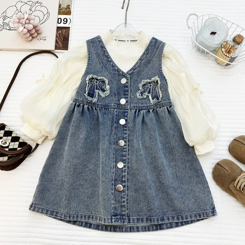 2026 Spring/Summer Hot Selling New Long Sleeved Round Neck Solid Color Shirt and V-neck Sleeveless Dress Two-piece Set
2026 Spring/Summer Hot Selling New Long Sleeved Round Neck Solid Color Shirt and V-neck Sleeveless Dress Two-piece Set