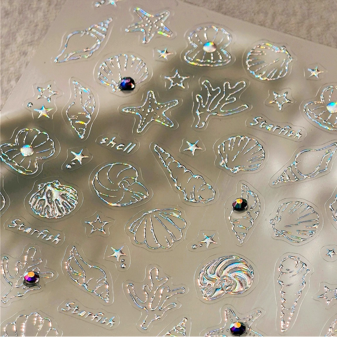 Hollow Lines Outline Shell Conch Starfish Coral Sea Nail Art Stickers Summer Ocean Pearl Star Laser Chic Jelly Manicure Decals
Hollow Lines Outline Shell Conch Starfish Coral Sea Nail Art Stickers Summer Ocean Pearl Star Laser Chic Jelly Manicure Decals