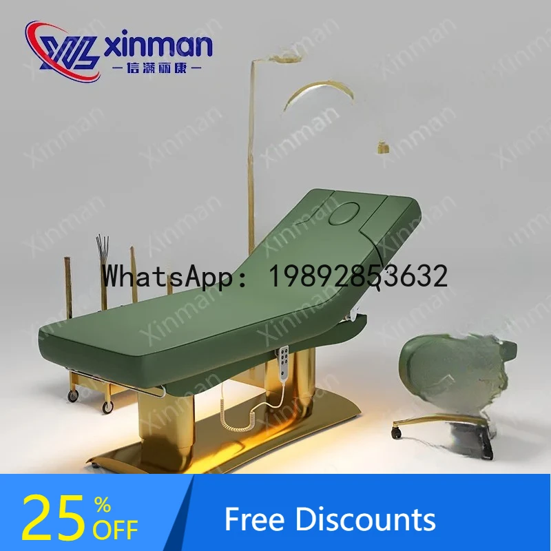 LL 02**Electric beauty bed multi-functional body heating embroidery micro-whole bed
LL 02**Electric beauty bed multi-functional body heating embroidery micro-whole bed