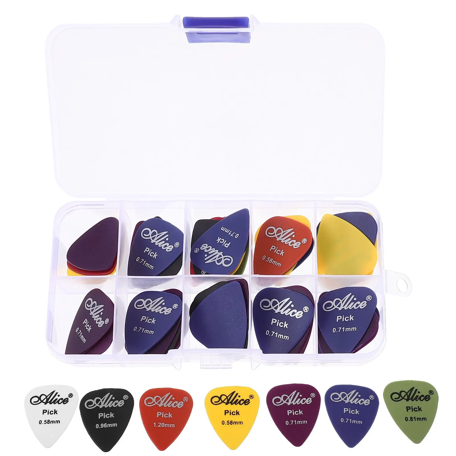 50pcs Guitar Thick Guitar Picks ABS Resin for Acoustic Electric Bass Practice Stage Performance Accessories Thumb
50pcs Guitar Thick Guitar Picks ABS Resin for Acoustic Electric Bass Practice Stage Performance Accessories Thumb
