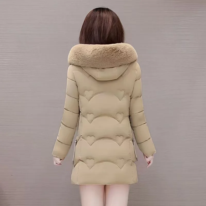 New Down Cotton-Padded Jacket Women Long 2025 Winter Parkas Thick Fashion Outwear High-End Hooded Warm Cotton Padded Coat Female
New Down Cotton-Padded Jacket Women Long 2025 Winter Parkas Thick Fashion Outwear High-End Hooded Warm Cotton Padded Coat Female