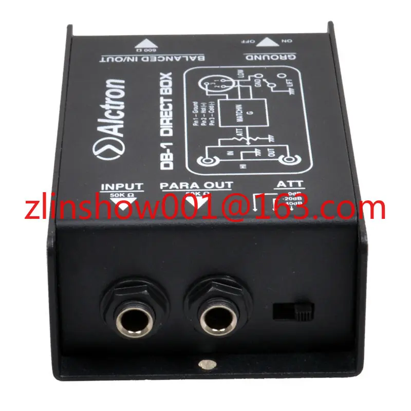 Alctron DB-1 DI Direct Box Новое поступление, пассивный DI Direct Box — 1-канальные профессиональные DI-коробки
Alctron DB-1 DI Direct Box Новое поступление, пассивный DI Direct Box — 1-канальные профессиональные DI-коробки