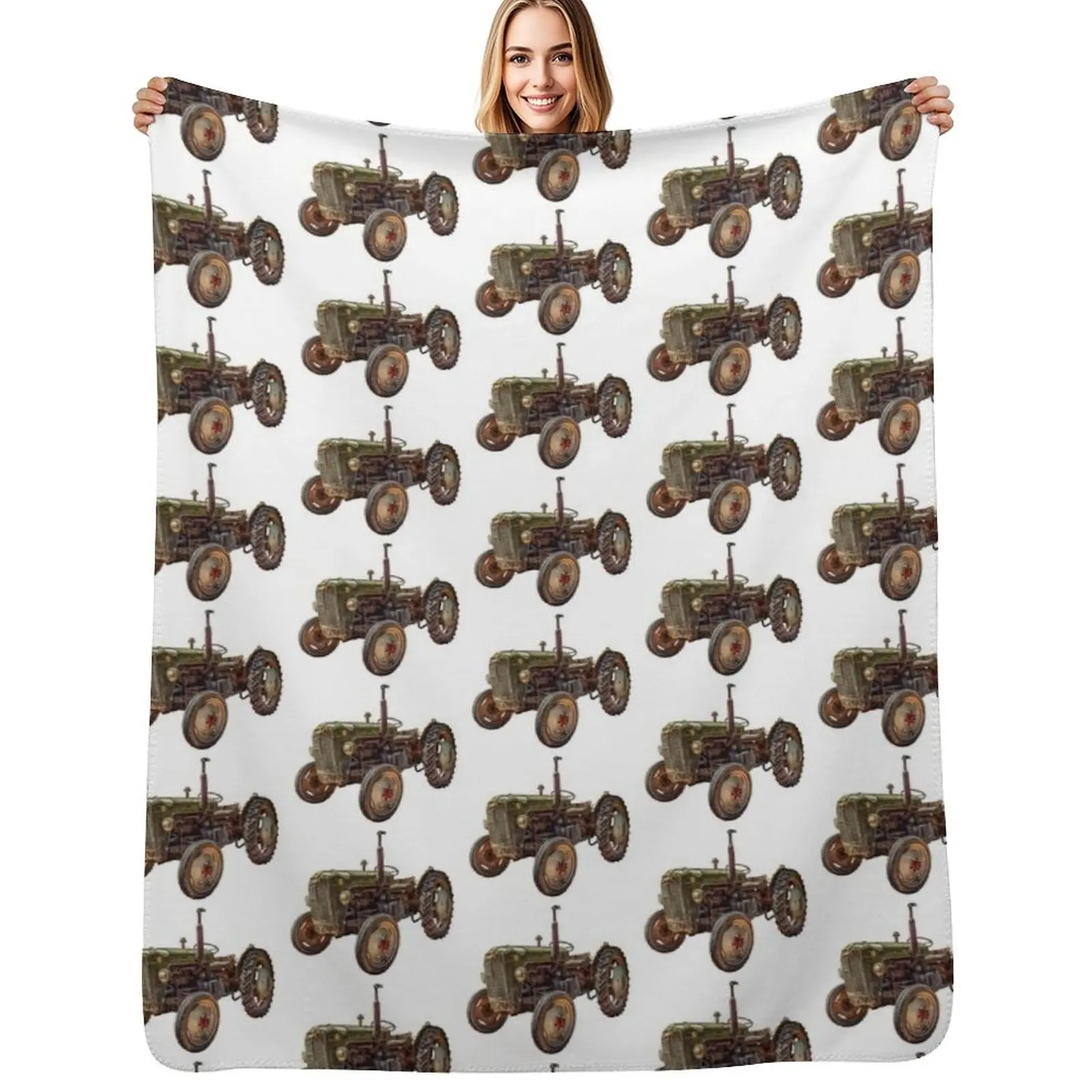 Old Tractor Throw Blanket Soft Breathable Blanket for Night Sleeping
Old Tractor Throw Blanket Soft Breathable Blanket for Night Sleeping
