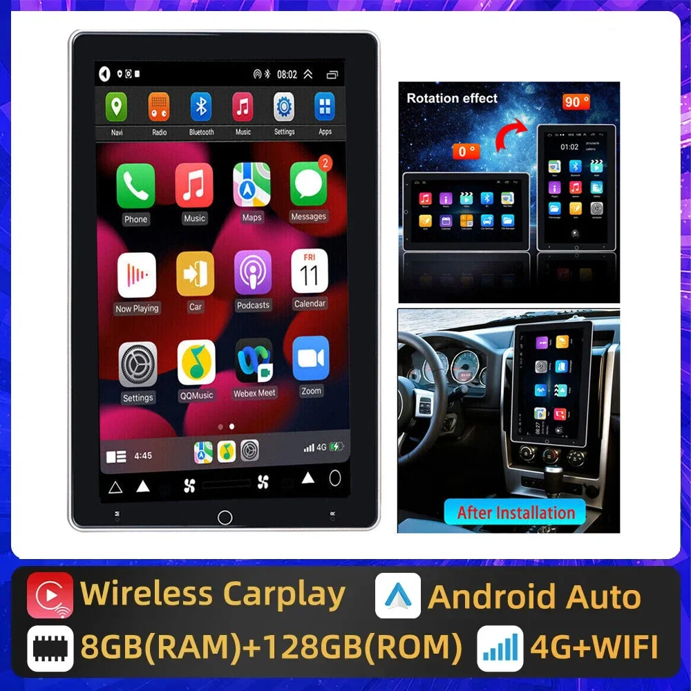 Автомобильный мультимедийный плеер Carplay, универсальная стерео-система на Android, с 10 "экраном, GPS Навигатором, Bluetooth, типоразмер 2 Din
Автомобильный мультимедийный плеер Carplay, универсальная стерео-система на Android, с 10 "экраном, GPS Навигатором, Bluetooth, типоразмер 2 Din