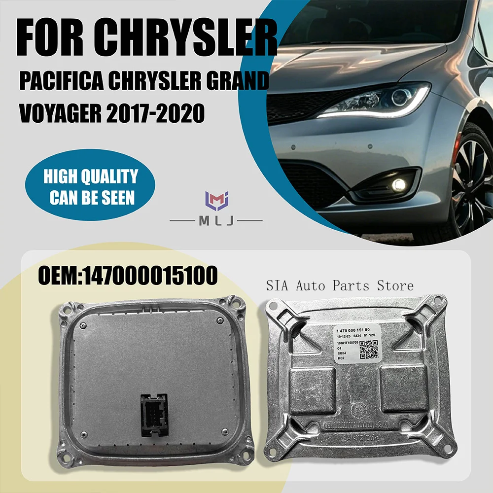 Модуль управления фарами (балласт) с функцией ДХО и поворотников для Chrysler Pacifica, Chrysler Grand Voyager 2017-2020, OEM 147000015100
Модуль управления фарами (балласт) с функцией ДХО и поворотников для Chrysler Pacifica, Chrysler Grand Voyager 2017-2020, OEM 147000015100