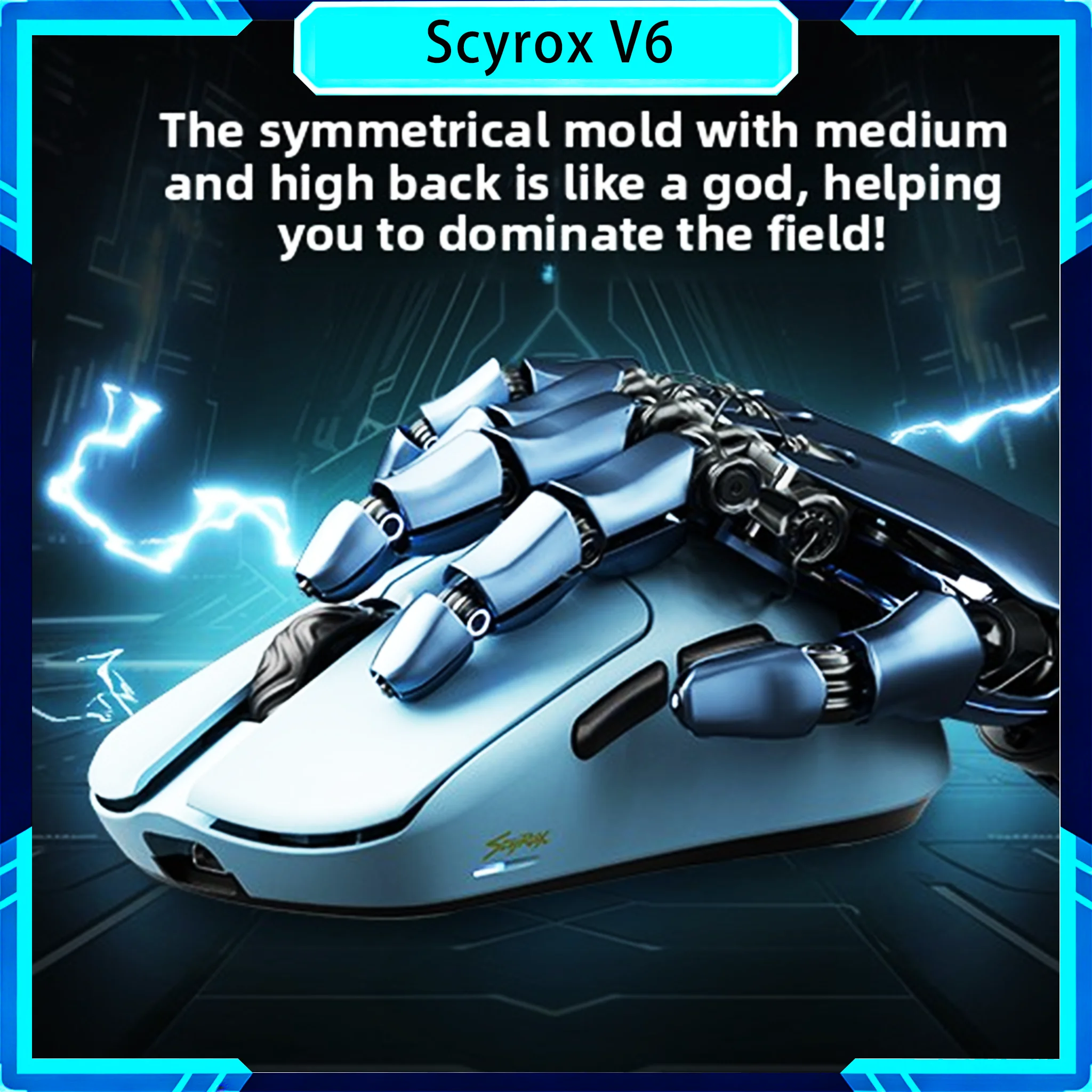 Scyrox V6 8K Wireless Gaming Mouse PAW3950 Sensor Lightweight Solid Shell Optical Mice Small Medium Hands Claw Grip Esports PC
Scyrox V6 8K Wireless Gaming Mouse PAW3950 Sensor Lightweight Solid Shell Optical Mice Small Medium Hands Claw Grip Esports PC