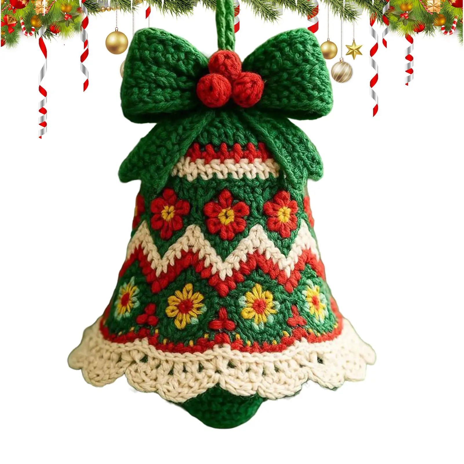 Набор рождественских украшений для вязания крючком, Рождественский колокольчик, подвеска, набор для вязания, принадлежности для рукоделия ручной работы для семьи, связывание осознанности
Набор рождественских украшений для вязания крючком, Рождественский колокольчик, подвеска, набор для вязания, принадлежности для рукоделия ручной работы для семьи, связывание осознанности