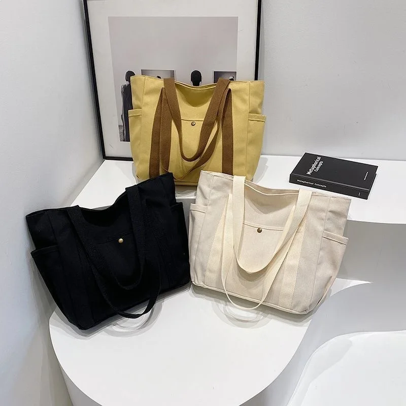 Женская сумка через плечо Canvas 2026 – Большая вместимость – Множество внешних карманов – Сумка на молнии – Студенческая сумка – Сумка для покупок
Женская сумка через плечо Canvas 2026 – Большая вместимость – Множество внешних карманов – Сумка на молнии – Студенческая сумка – Сумка для покупок