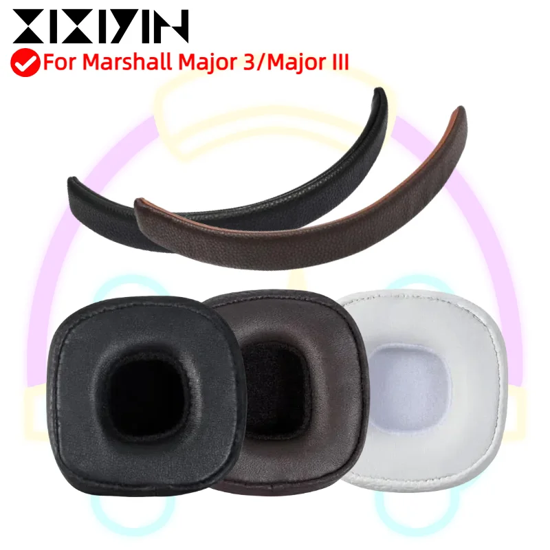 XIXIYIN Replacement Protein Leather Ear Pads for Marshall Major 3/Major III Headphones, Earpads Headband Repair Parts
XIXIYIN Replacement Protein Leather Ear Pads for Marshall Major 3/Major III Headphones, Earpads Headband Repair Parts