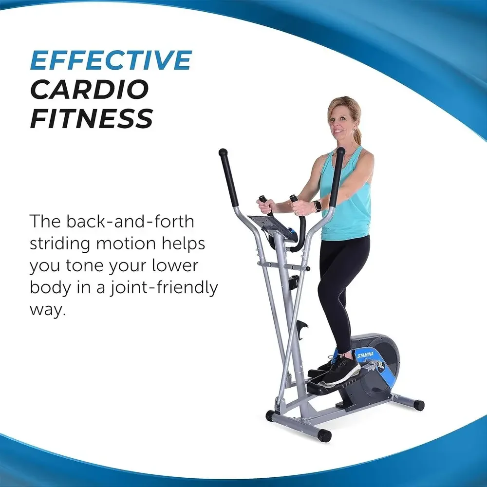 Compact Standing Elliptical Machine Smart Workout App Capacity up to 250 Lbs Fitness Equipment for Home Gym
Compact Standing Elliptical Machine Smart Workout App Capacity up to 250 Lbs Fitness Equipment for Home Gym