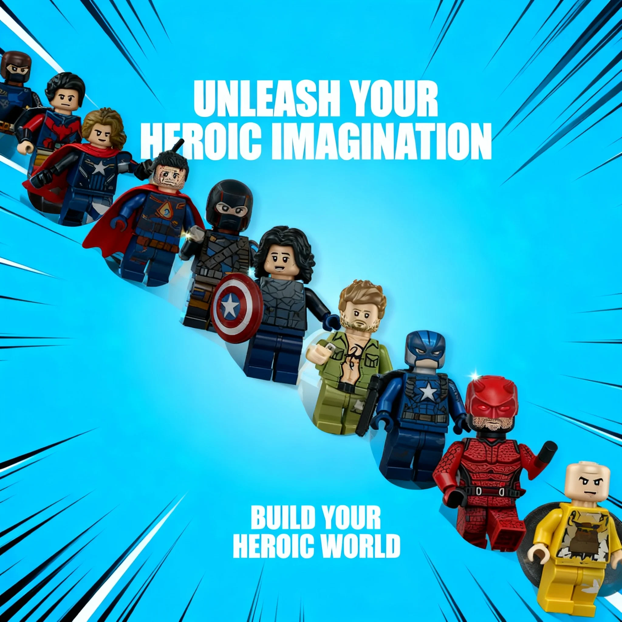 2026 World Legends New Daredevil Punisher Building Bricks Mini Action Figures Toys Gifts For Children Party
2026 World Legends New Daredevil Punisher Building Bricks Mini Action Figures Toys Gifts For Children Party