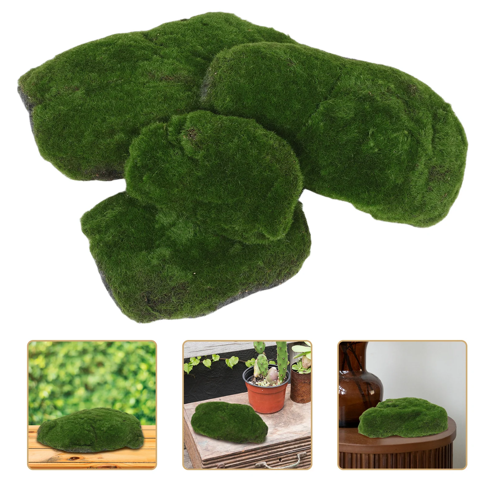 4pcs Stone Decorative Green Resin Planters Home Decor Centerpieces Fake Moss For Potted Plants Large Moss Stones
4pcs Stone Decorative Green Resin Planters Home Decor Centerpieces Fake Moss For Potted Plants Large Moss Stones