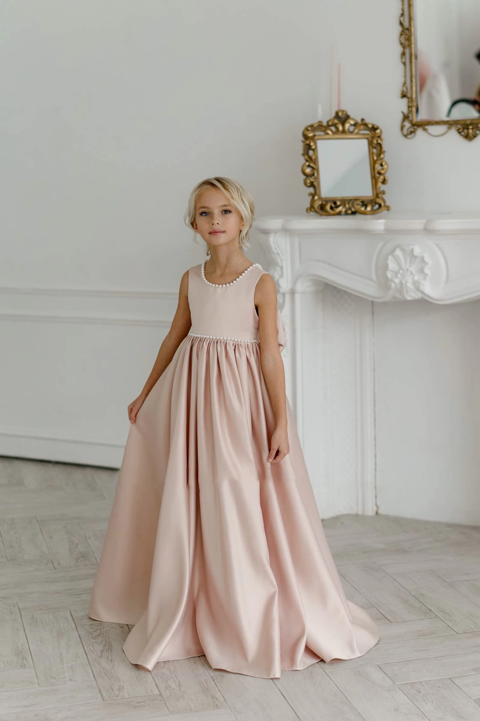 Girls Long Satin Teen Dress Wedding Dress First Communion Formal Dress Pageant Flower Girl Birthday Dress/Customized
Girls Long Satin Teen Dress Wedding Dress First Communion Formal Dress Pageant Flower Girl Birthday Dress/Customized
