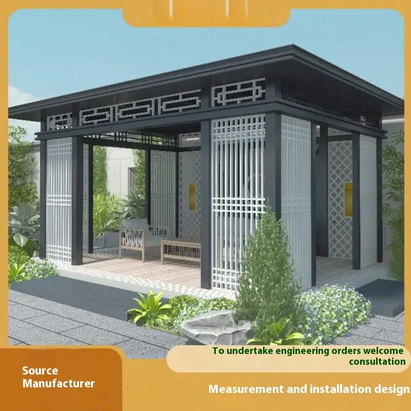 Aluminium Gazebo Outdoor Motorized Louver Pergolas Electric Louvred Patio Systems Outdoor Waterproof Customized Patio Bioclimati
Aluminium Gazebo Outdoor Motorized Louver Pergolas Electric Louvred Patio Systems Outdoor Waterproof Customized Patio Bioclimati