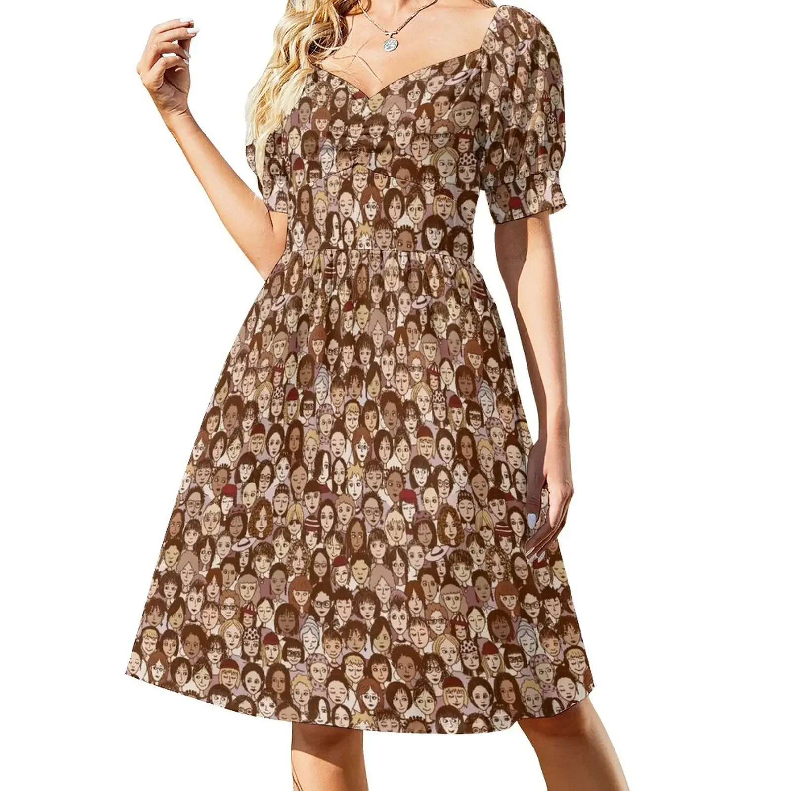 Little Women Short-Sleeved Dress women's clothing korea stylish women's summer dresses 2025
Little Women Short-Sleeved Dress women's clothing korea stylish women's summer dresses 2025