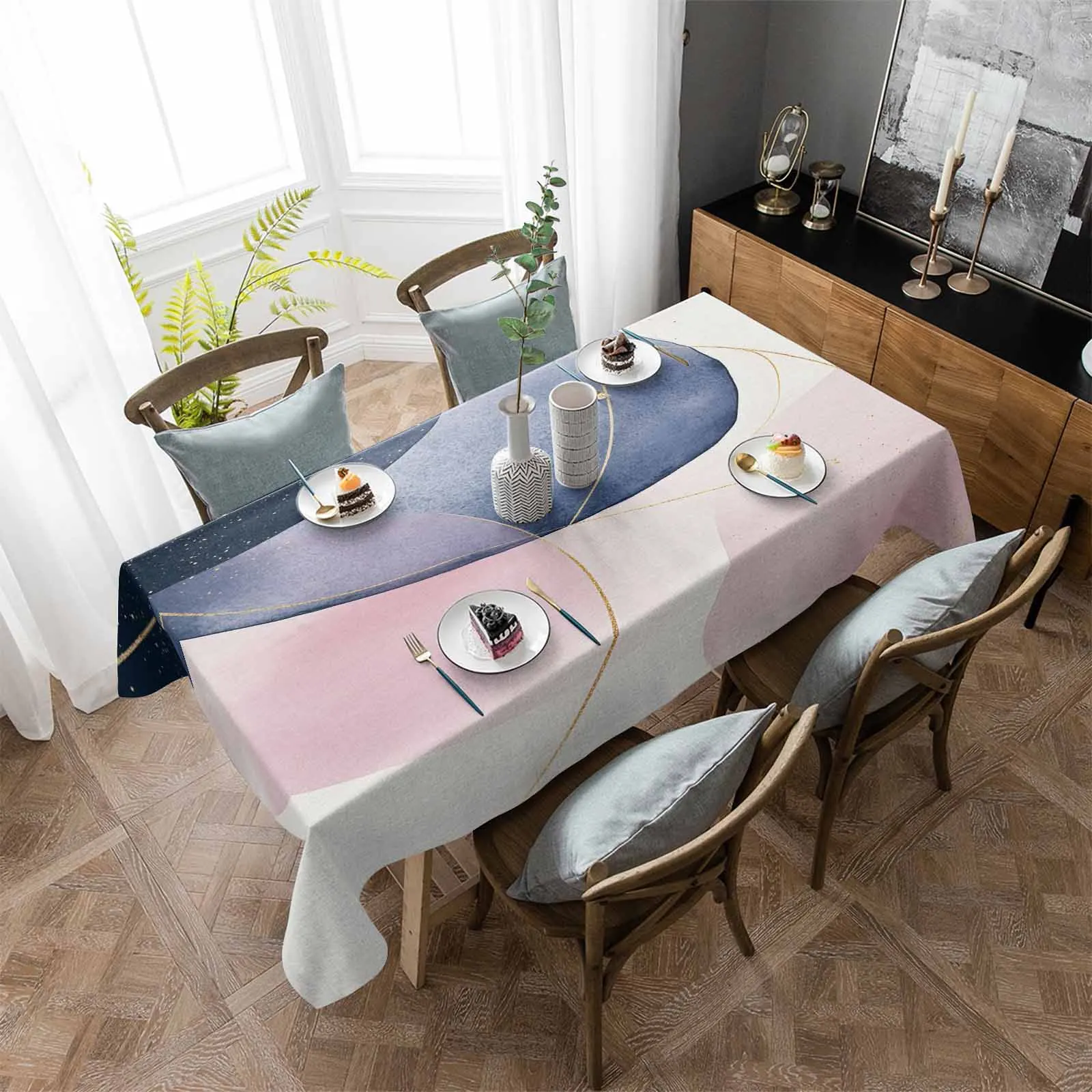 Nordic Minimalist Color Block Waterproof Table Cloth Holiday Wedding Party Rectangular Table Cover Home Kitchen Decor
Nordic Minimalist Color Block Waterproof Table Cloth Holiday Wedding Party Rectangular Table Cover Home Kitchen Decor