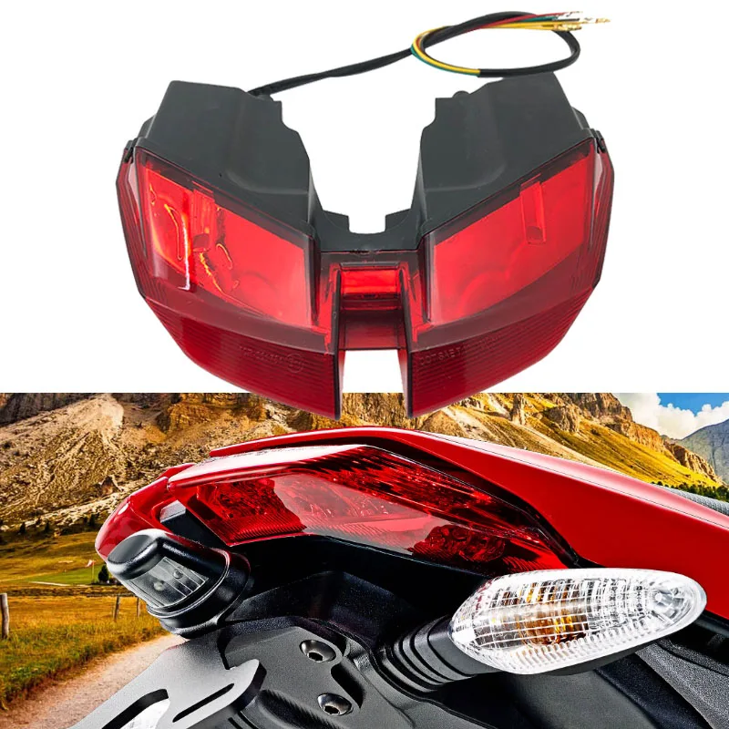 For DUCATI Hypermotard 821 939 950 SP 2012-2021 Motorcycle Tail Light Brake Turn Signal Tail Light LED Rear Brake Taillight
For DUCATI Hypermotard 821 939 950 SP 2012-2021 Motorcycle Tail Light Brake Turn Signal Tail Light LED Rear Brake Taillight