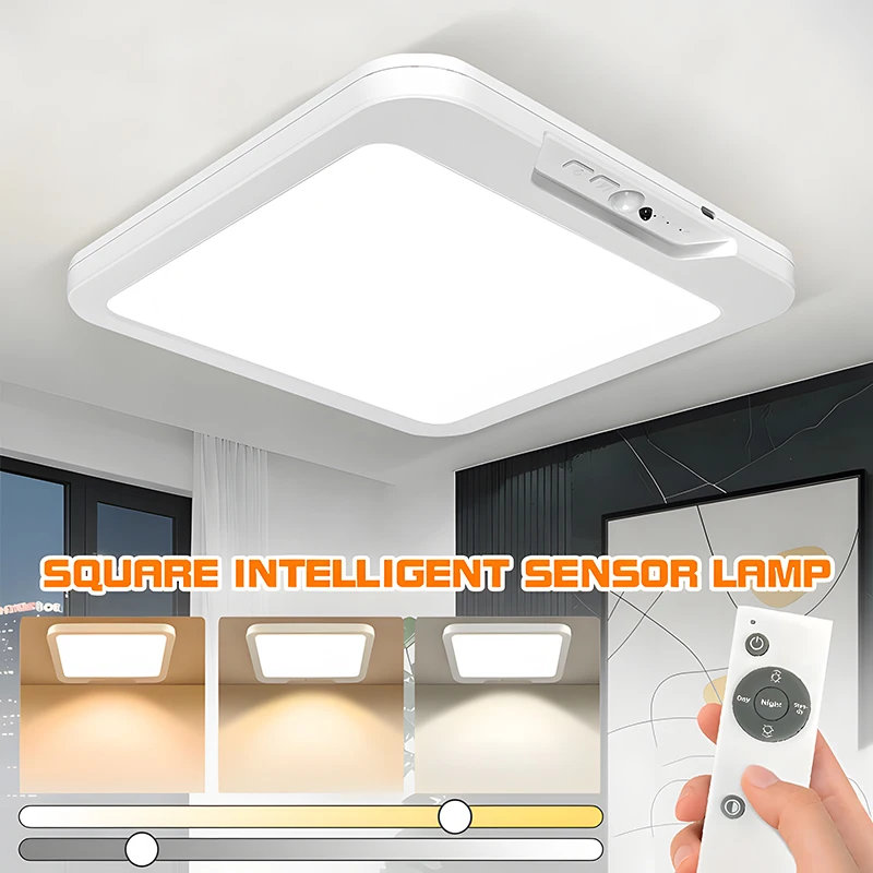 Rechargeable Battery Operated Ceiling Light, Motion Sensor Light Indoor Wireless Shower Lamp & Remote 3000K 4500K 6500K for Room
Rechargeable Battery Operated Ceiling Light, Motion Sensor Light Indoor Wireless Shower Lamp & Remote 3000K 4500K 6500K for Room