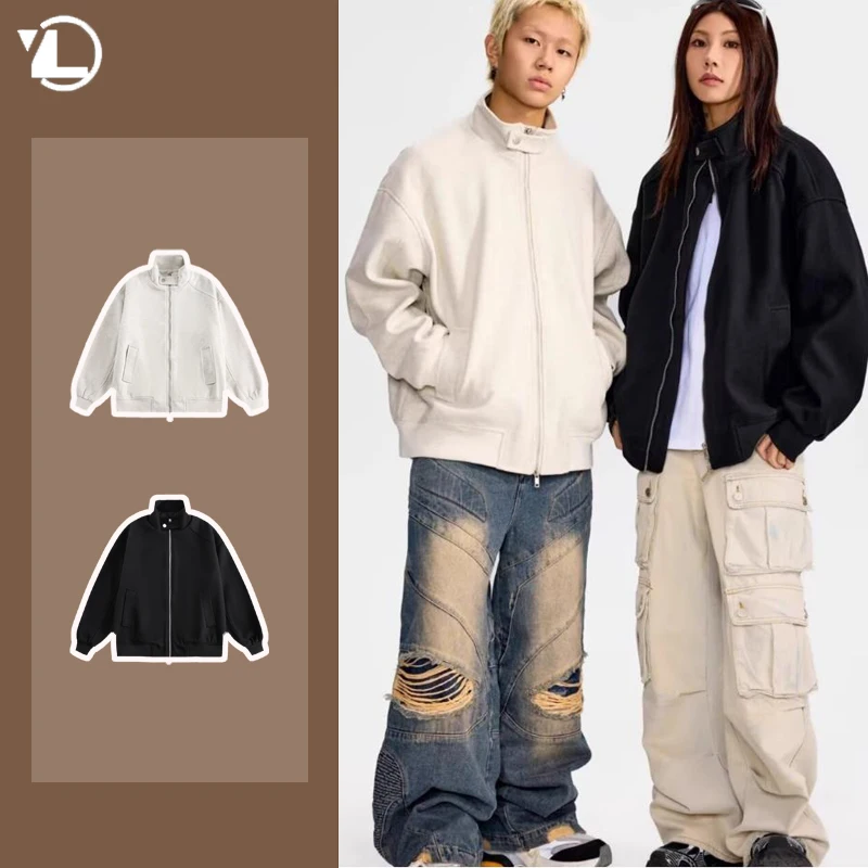 Autumn New Stand Collar Sports Jacket Mens Korean Couple College High Street Zipper Coats Oversized Casual Trendy Sweatshirt
Autumn New Stand Collar Sports Jacket Mens Korean Couple College High Street Zipper Coats Oversized Casual Trendy Sweatshirt
