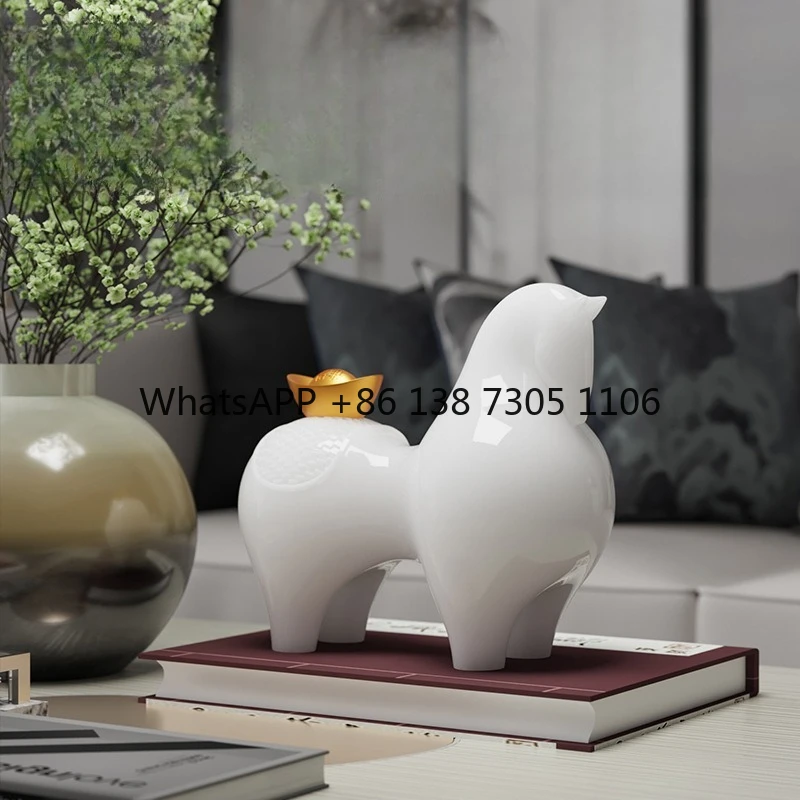 Jade will be rich soon, the boss table will be successful, decorative ornaments, new Chinese office crafts.
Jade will be rich soon, the boss table will be successful, decorative ornaments, new Chinese office crafts.