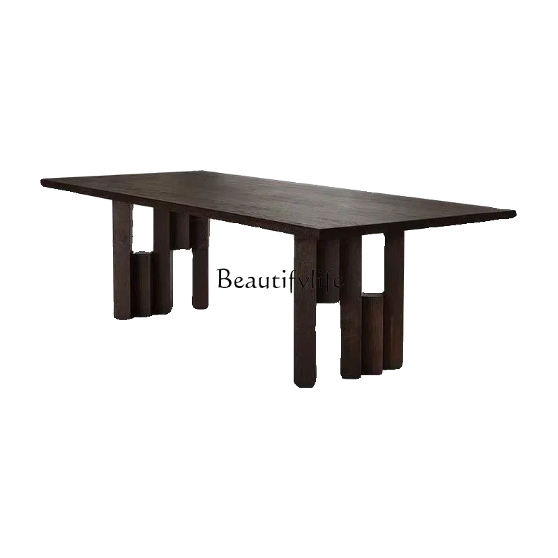 ls 35Italian minimalist solid wood dining table wabi style desk retro style
ls 35Italian minimalist solid wood dining table wabi style desk retro style