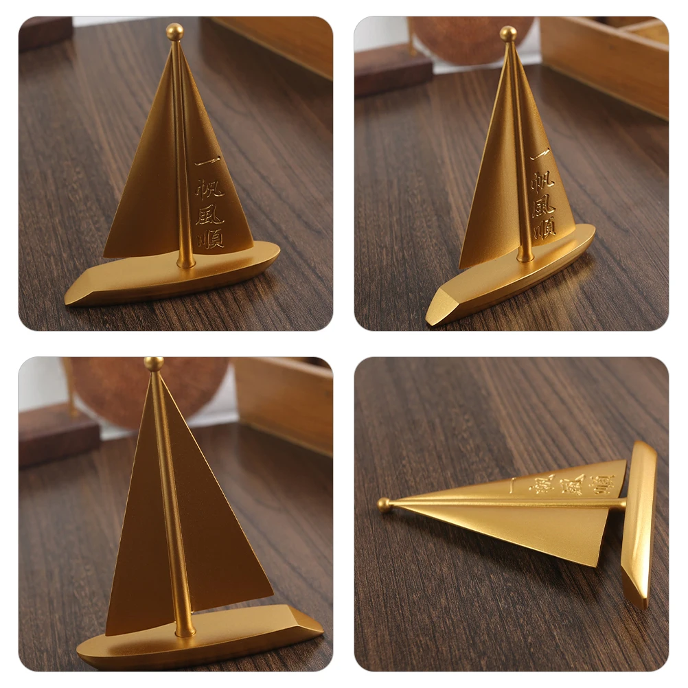 Brass Sailing Sailboat Decoration Figurine for Office Living Room Home Desk Shelf Coastal Decor Boat Ornament Display
Brass Sailing Sailboat Decoration Figurine for Office Living Room Home Desk Shelf Coastal Decor Boat Ornament Display