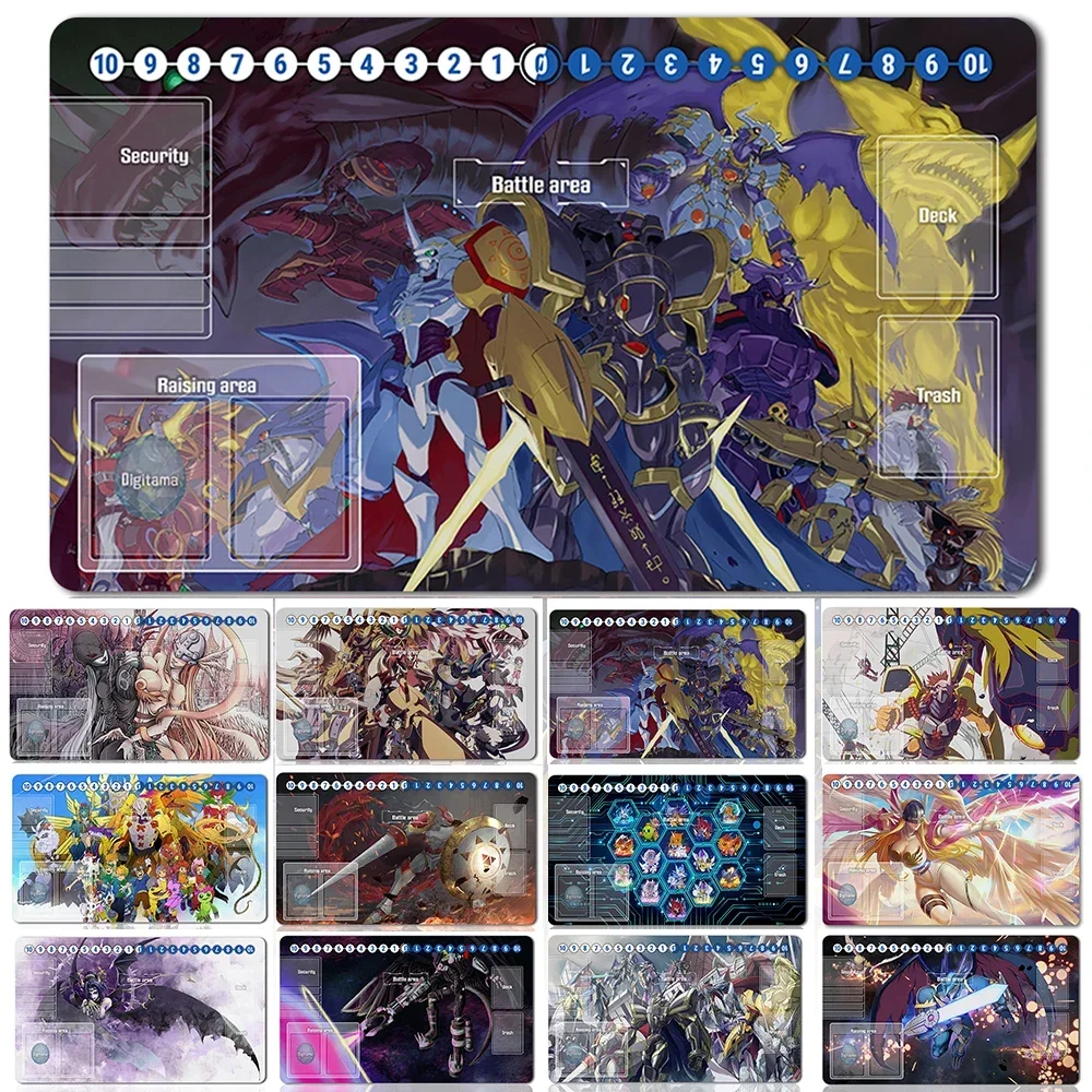 487460 - Коврик для настольной игры Digimon Playmat, размер 60X35 см, игровые коврики, совместимые с DTCG
487460 - Коврик для настольной игры Digimon Playmat, размер 60X35 см, игровые коврики, совместимые с DTCG