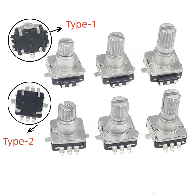 2PCS EC11 SMD Encoder 10/12/15 mm Rotary Encoder/Digital Potentiometer with Switch 20 Pulses 
2PCS EC11 SMD Encoder 10/12/15 mm Rotary Encoder/Digital Potentiometer with Switch 20 Pulses