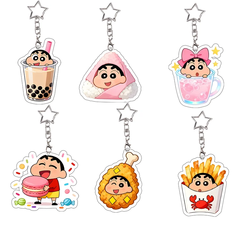 6 Set Shinnosuke Nohara Acrylic Keychain Crayon Shin-chan Food Bubble Tea Rice and Vegetable Keyring Decoration Accessories Gift
6 Set Shinnosuke Nohara Acrylic Keychain Crayon Shin-chan Food Bubble Tea Rice and Vegetable Keyring Decoration Accessories Gift