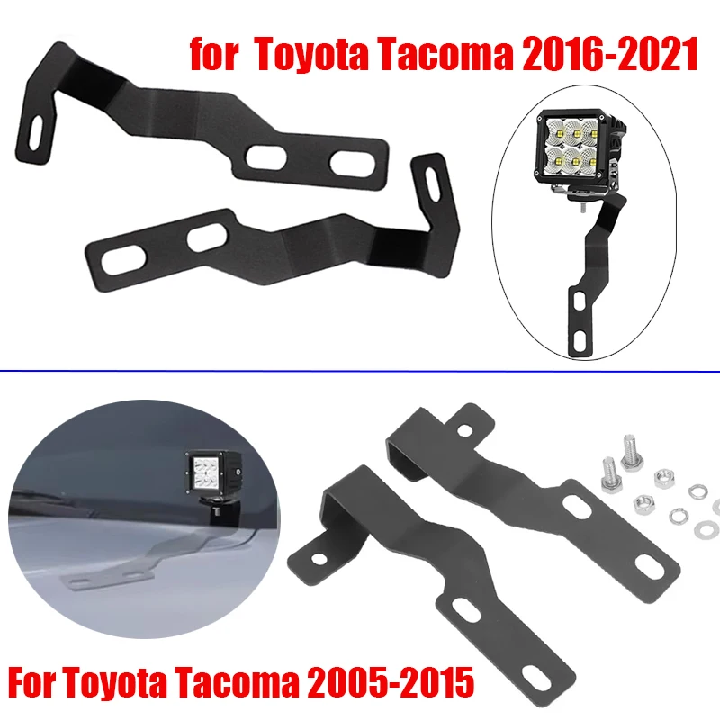 Offroad Hood Pod Work Light Mount Brackets Hood Hinge Ditch LED Light Mount Bracket for Toyota Tacoma 2005-2021
Offroad Hood Pod Work Light Mount Brackets Hood Hinge Ditch LED Light Mount Bracket for Toyota Tacoma 2005-2021