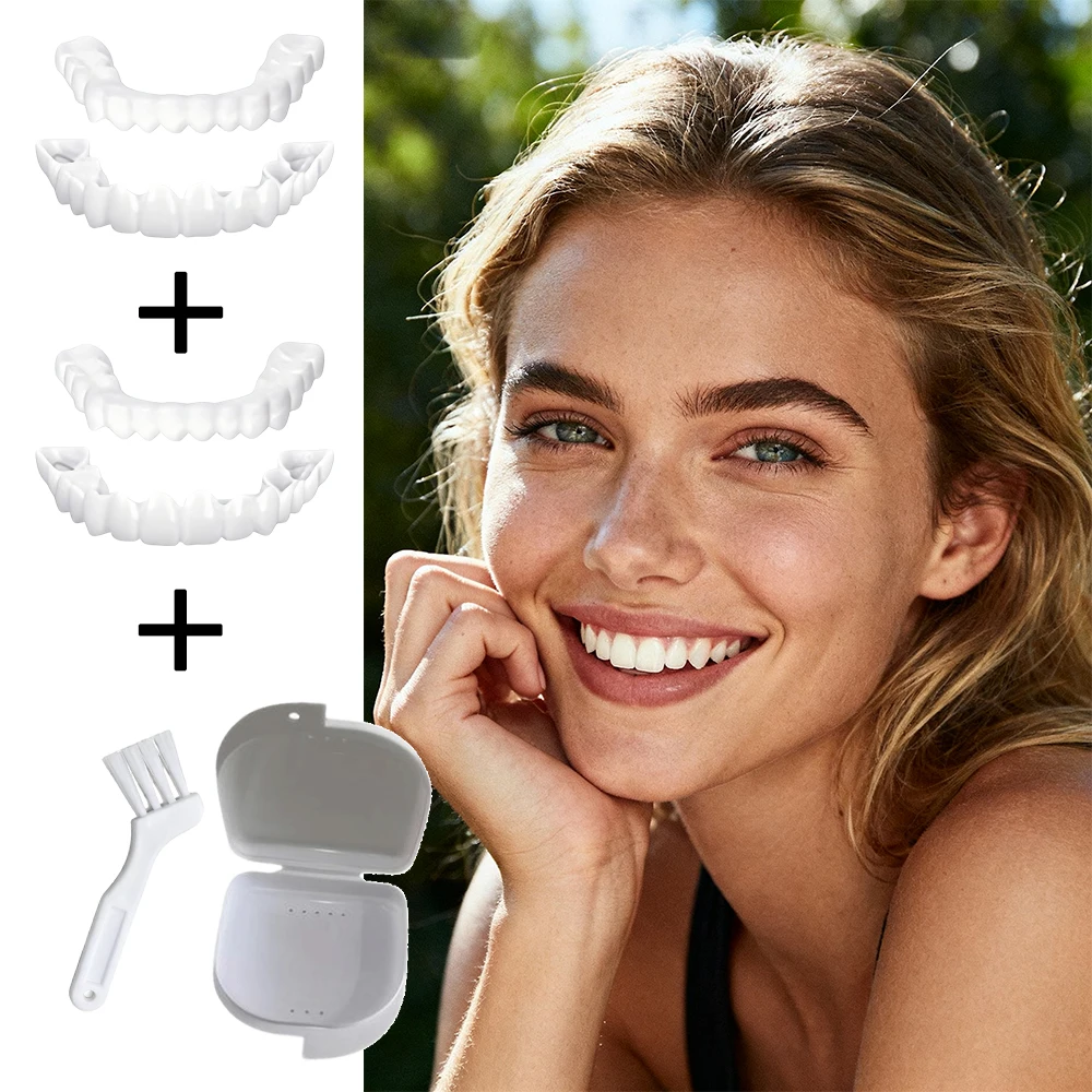 New No Adhesive Needed Teeth Veneers, Instant Smile Cover, Safe and eco-friendly material for oral daily use H2931
New No Adhesive Needed Teeth Veneers, Instant Smile Cover, Safe and eco-friendly material for oral daily use H2931