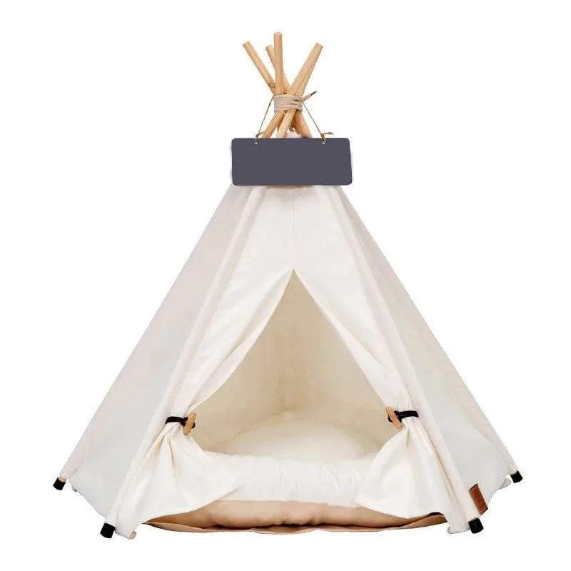 Pet Teepee Dog & Puppy Cat Tents Tipi Bed Portable Houses with Thick Cushion for Pets
Pet Teepee Dog & Puppy Cat Tents Tipi Bed Portable Houses with Thick Cushion for Pets