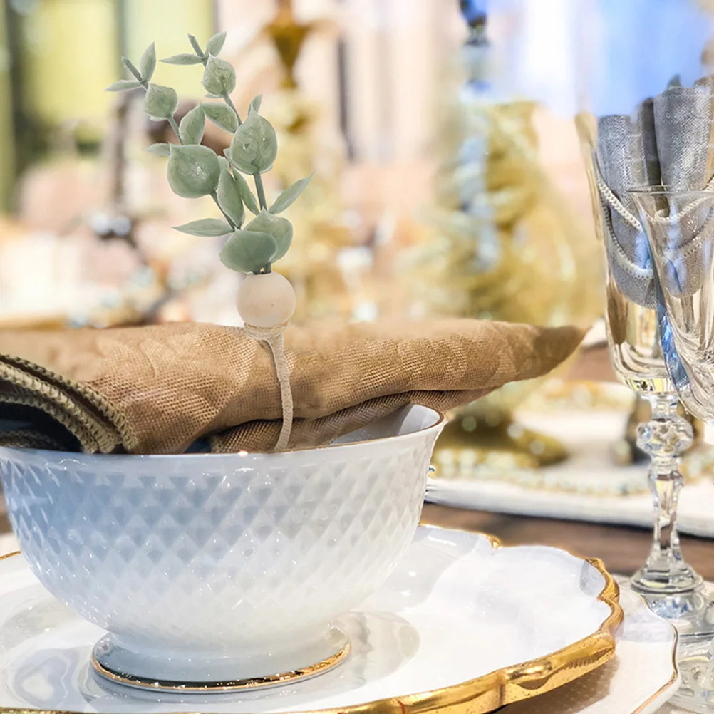 6 Pcs Holder Napkin Buckle Home Decor Party Ring Natural Rings Linen Wood Beads 
6 Pcs Holder Napkin Buckle Home Decor Party Ring Natural Rings Linen Wood Beads