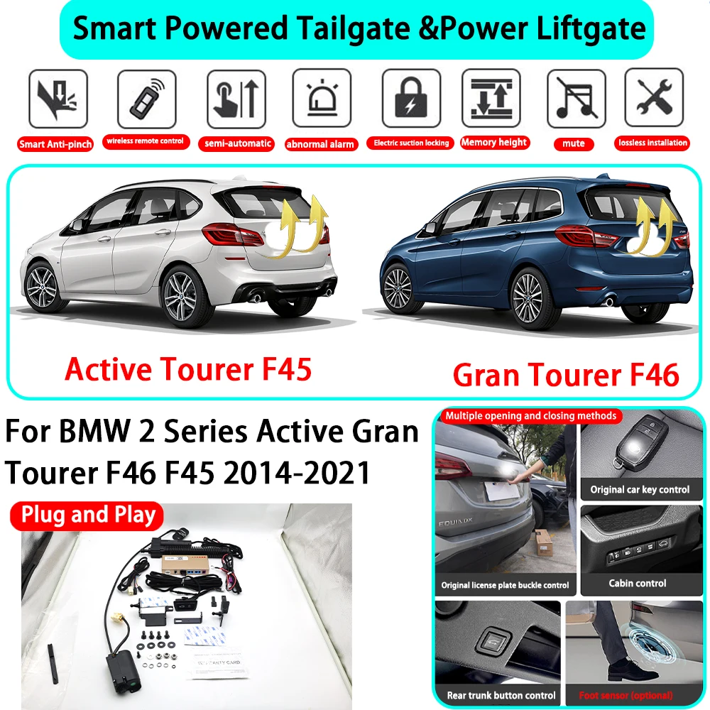 for BMW 2 Series Active Gran Tourer F46 F45 2014-2021 OEM Smart Automatic Powered Tailgate Electric Power Tailgate Lift Kit
for BMW 2 Series Active Gran Tourer F46 F45 2014-2021 OEM Smart Automatic Powered Tailgate Electric Power Tailgate Lift Kit