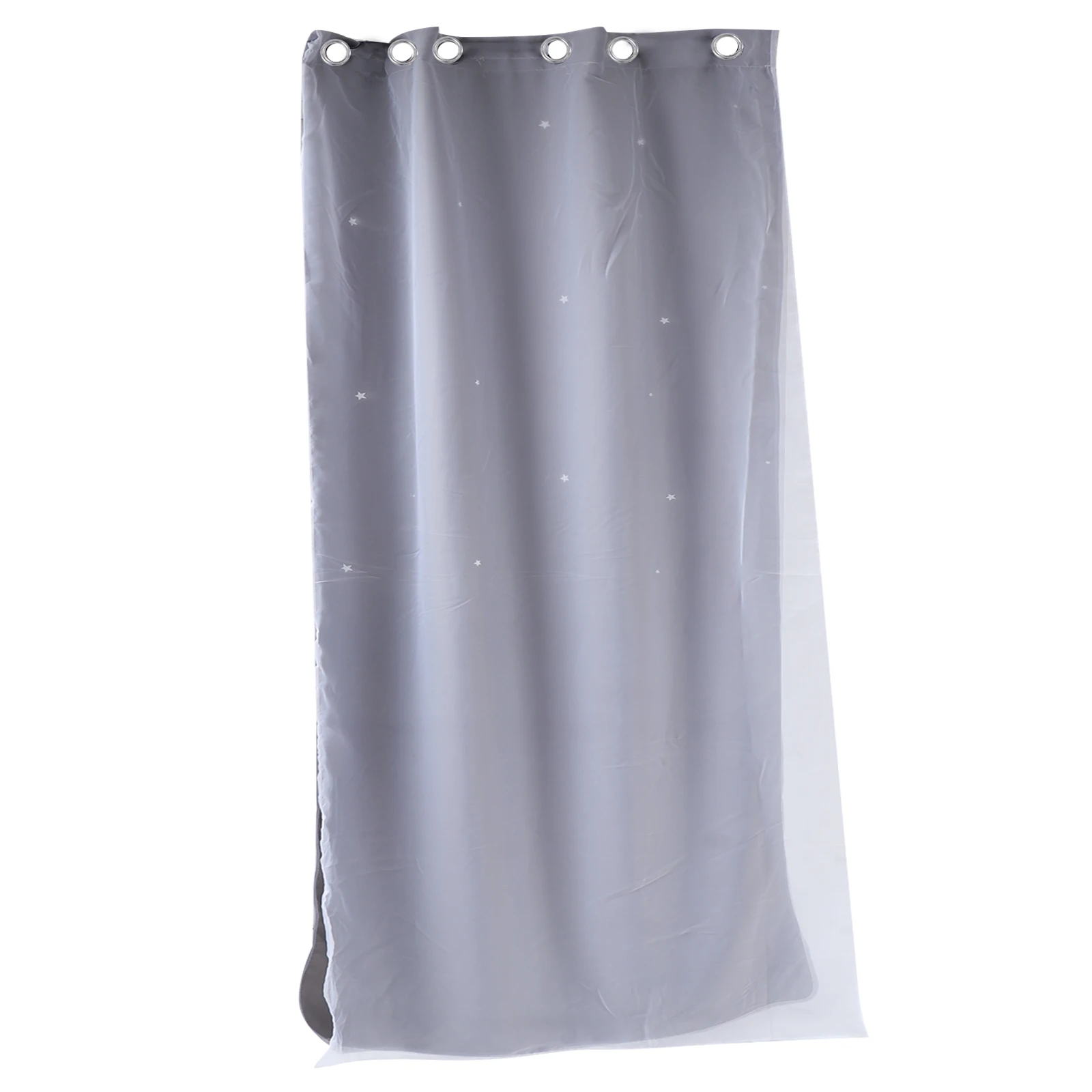 2 in Blackout Gauze Curtains Gray Hollow Stars No Hook Bedroom Drapes Living Room Office Window Shades Net Drapes
2 in Blackout Gauze Curtains Gray Hollow Stars No Hook Bedroom Drapes Living Room Office Window Shades Net Drapes