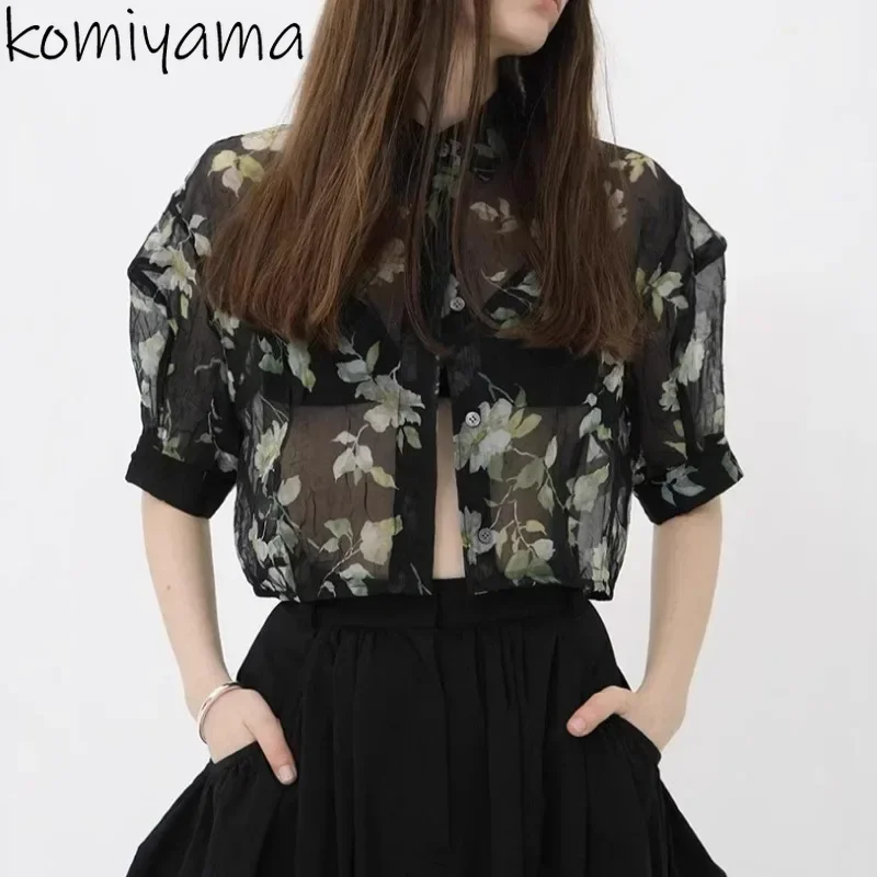Летняя женская одежда с короткими рукавами и цветочным принтом Blusas Mujer 2025 Новые рубашки и блузки с отворотом на шее Camisas японский топ
Летняя женская одежда с короткими рукавами и цветочным принтом Blusas Mujer 2025 Новые рубашки и блузки с отворотом на шее Camisas японский топ